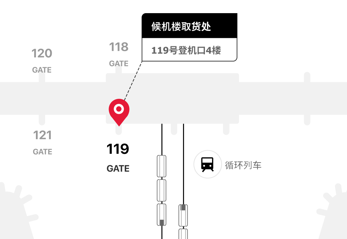 仁川国际机场候机楼取货处